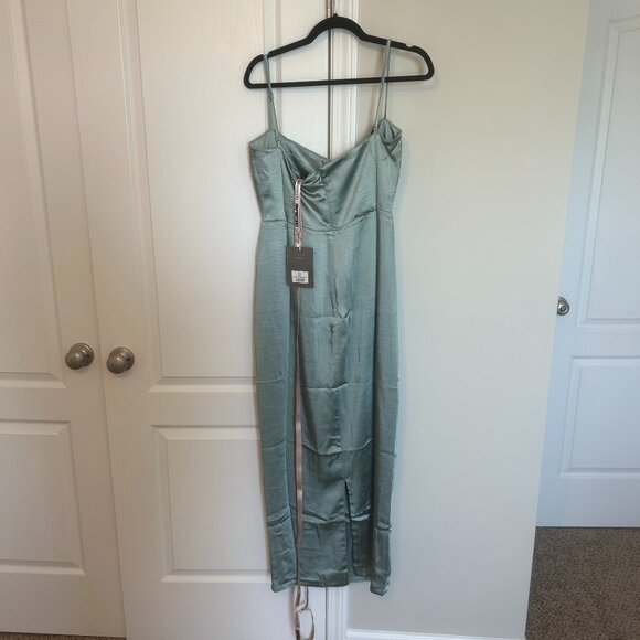 House of CB Costanza Light Jade Maxi Dress - Picture 5 of 6